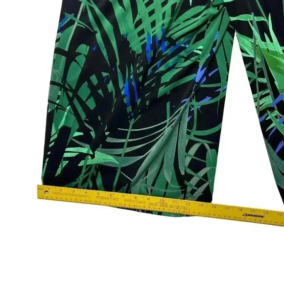 London Times Jumpsuit Romper 6 Tropical Botanical Palm Print Beach Vacation - Picture 12 of 16